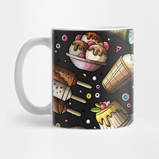 Cartoon Hand-drawn dessert Pattern Mug